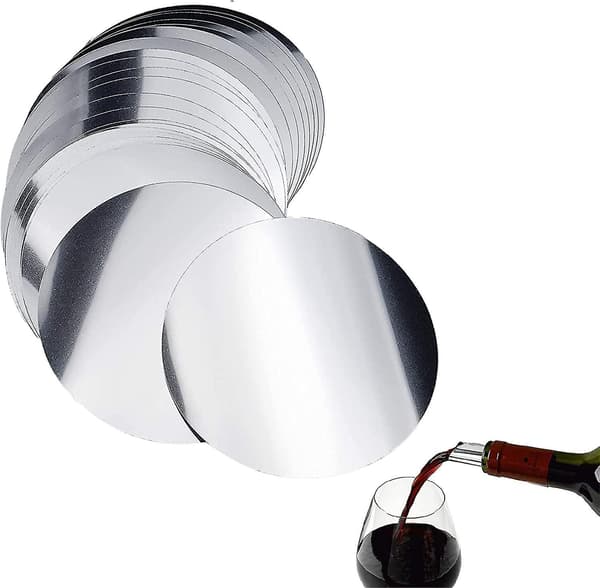 50 st Vin Hällpip Diskar Flexibla Droppstopp Vin Diskar Inga Droppar Droppstopp Och Hällpip Hem Bar Tillbehör För Vinflaskor Silver TY
