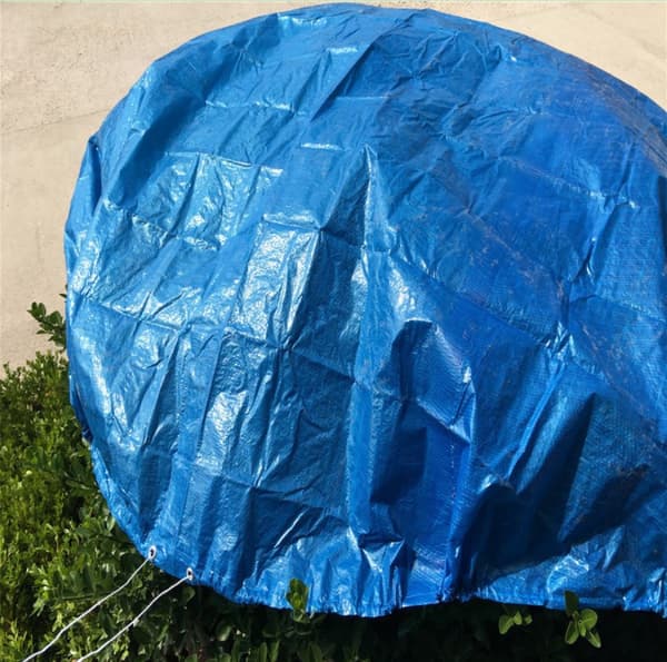 244 cm Rund Poolöverdrag - UV- och Rivbeständigt - Solpoolöverdrag