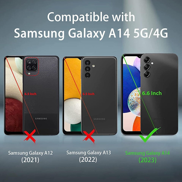 Samsung A14 Skal - Extra Stöttåligt