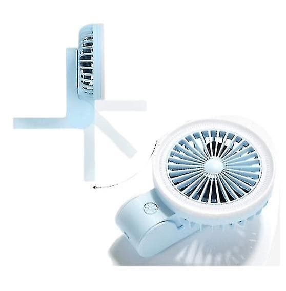 USB-lade Sammenleggbar Vifte Bærbar Nattlys Liten Vifte Skrivebord Mini Liten Vifte