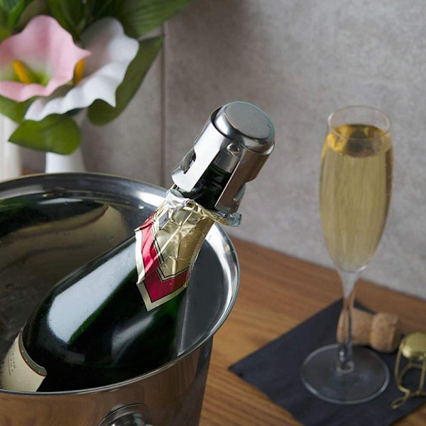 Flaskkork set, vinflaskkork, champagnekork