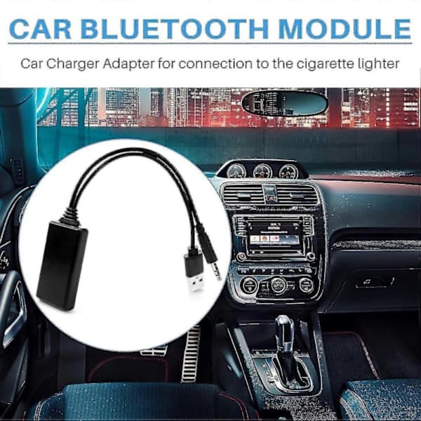 Bil Trådløs Bluetooth Modul Musikkadapter Ekstra Mottaker Aux Lyd USB 3.5mm Jack For E90 E