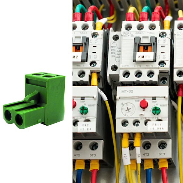 Pluggbar PCB-plint för elektronisk kommunikationsutrustning, snabbkopplingsskruvplintkontakt DIY PCB-adapter, hög