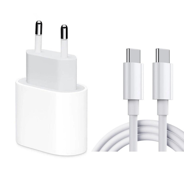 Samsung hurtiglader - adapter og kabel 20W USB-C 2m