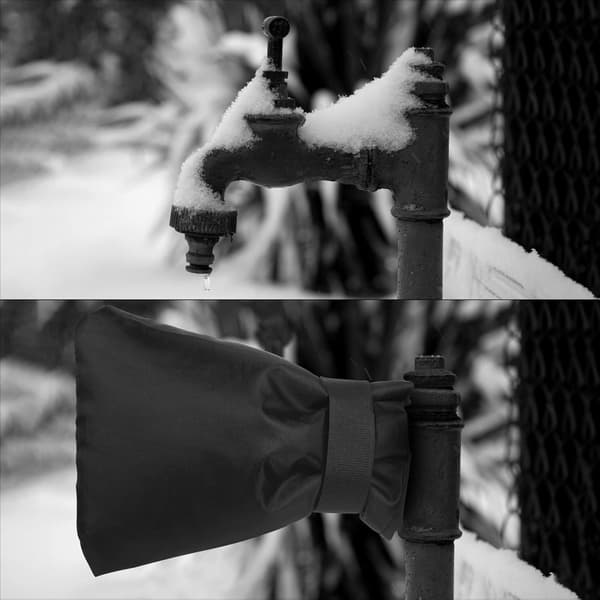 Utomhuskran Skyddssats 3-pack Vattentät Sock Antifrost Vinter P
