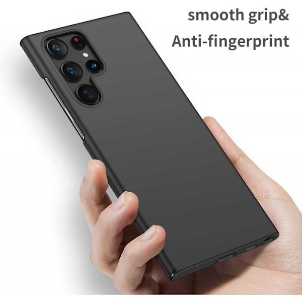 Samsung S22 Ultra Tunt Mattsvart Skal Basic V2 Svart