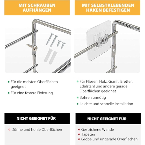 Kryddställ i rostfritt stål, lufttäta metalllock, förvandla ditt kryddkök till en arbetsyta av professionell kvalitet, 2 st
