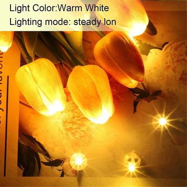 60 stk. LED-ballonlamper, mini LED-lys varm hvid, LED-ballonlampe til papirlanterner, ballon L