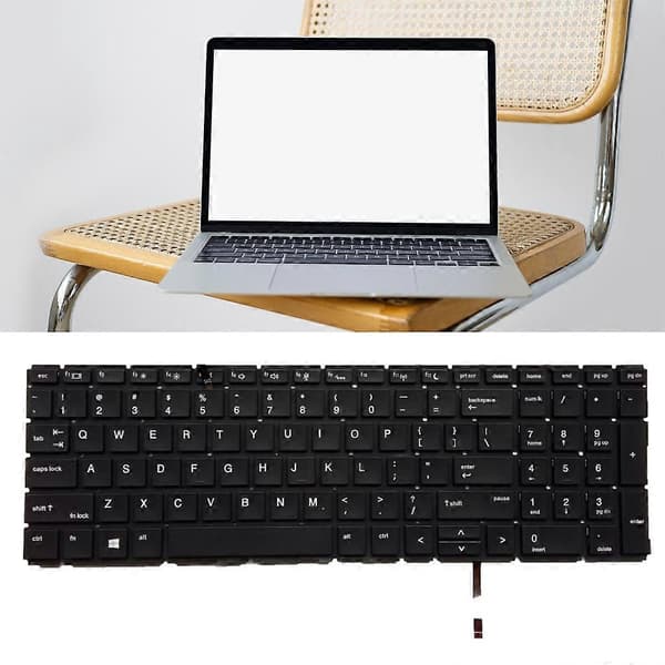 Erstatningstastatur til HP ProBook 450 G6 455 G6 455R G6 HSN-Q25C US Layout