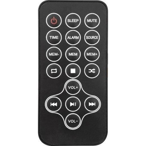 THOMSON DS120CD - Multimedia högtalartorn - CD -spelare - 60W - Bluetooth, USB, FM -radio - LED -display - Svart