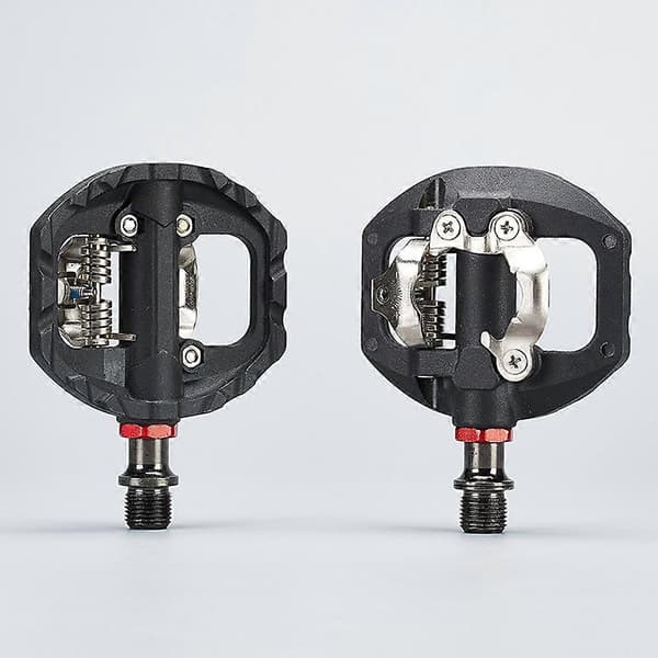 MTB Mountain Road Bike Cleats Clipless Pedaler Cykel SPD Selv-låsende Pedal Kit