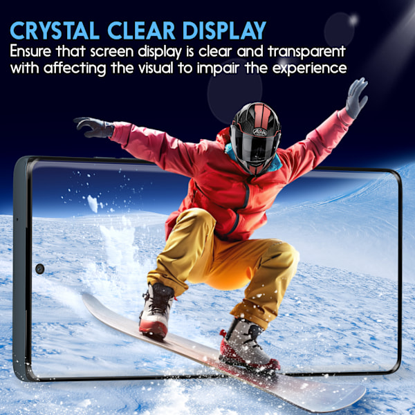 1-Pack Motorola Edge 50 Fusion Skärmskydd - Härdat Glas 9H - Super kvalitet 3D
