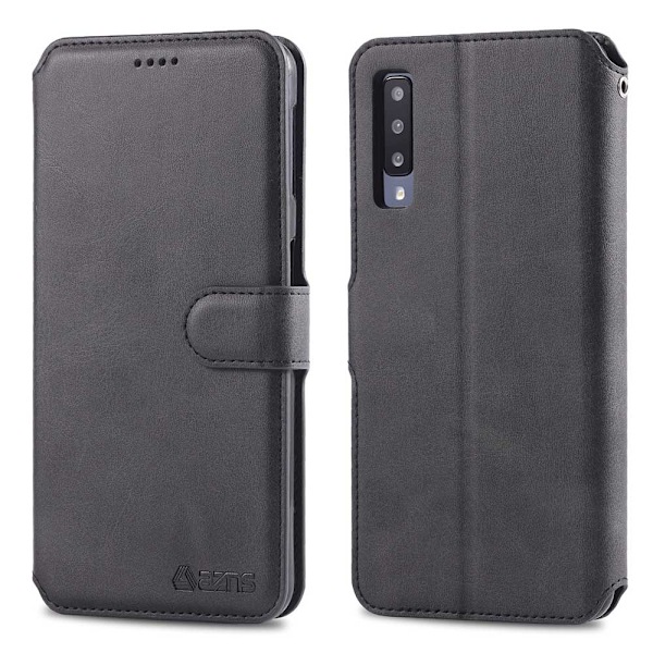 Samsung Galaxy A70 - Robust Plånboksfodral Mörkblå