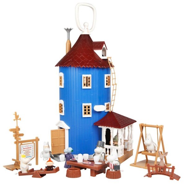 Muminhuset 38cm med tillbehör multifärg
