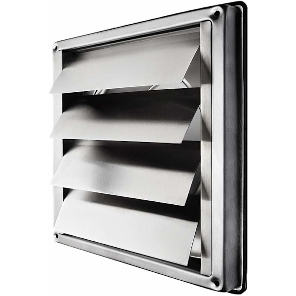 Weather Warrior: Högkvalitativa Material Torktumlare Ventilationsskydd, Automatisk Stängningshuv För Flera Användningsområden, Hållbar Rostskyddad Stålventil (150mm)