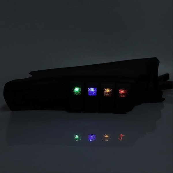 A-stolpe afbryderpanel kombinationsafbrydere med 4 LED, passer til Jeep Wrangler 2007-2017