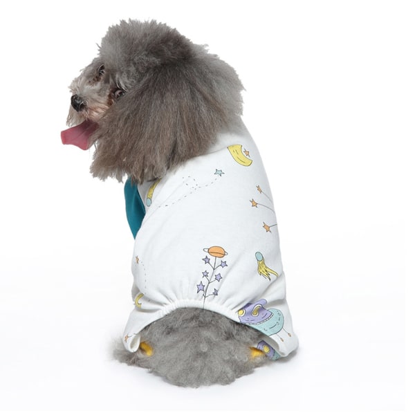 Hundpyjamas för små hundar Soft Puppy Onesie Cat Jumpsuit