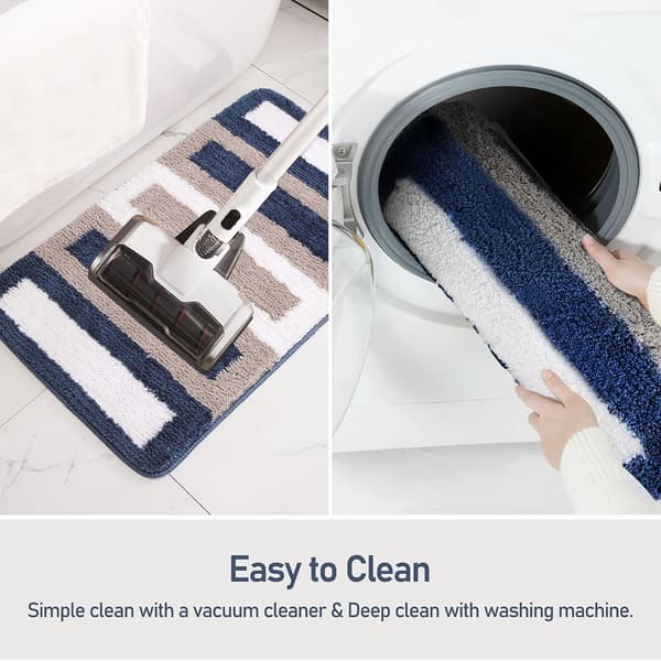 Skridsikker bademåtte Køkkentæppe Fluffy bademåtte Blød mikrofiber sko