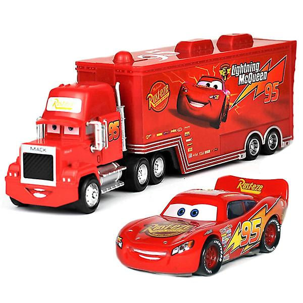 Blixten Mcqueen Jackson Storm Mack Farbror Lastbil Metallbil Mcqueen