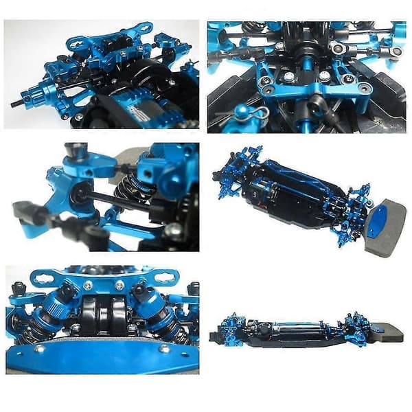 Metal Batteriplade Til Tt02 -02 1/10 Rc Bil Opgraderingsdele
