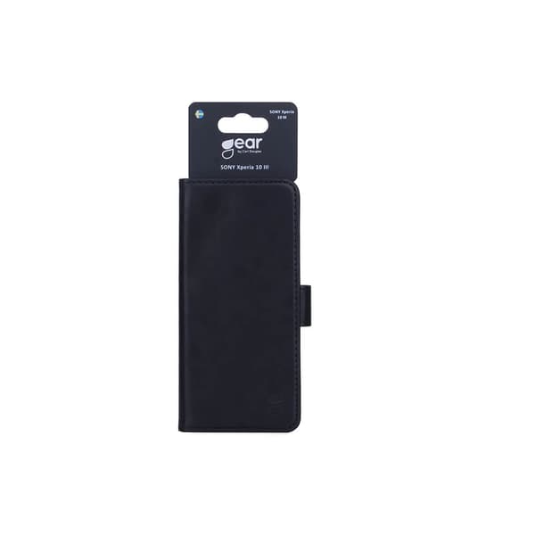 Mobilcover, 3 kortlommer, sort