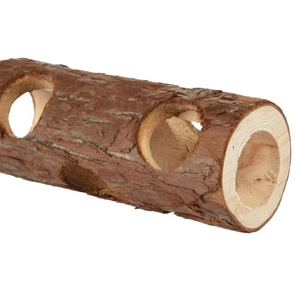 1 stk. Mellem diameter 3cm/1.2\"L 12cm/4.7\" Naturlig træhamster
