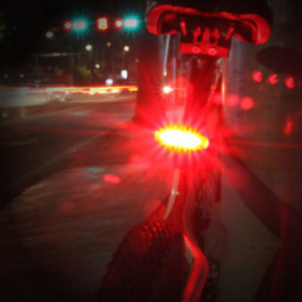 2 stk. cykel solar baglygte