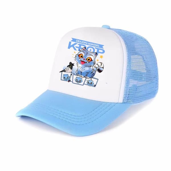 Tecknatryckt baseballkeps i mesh, stil 16