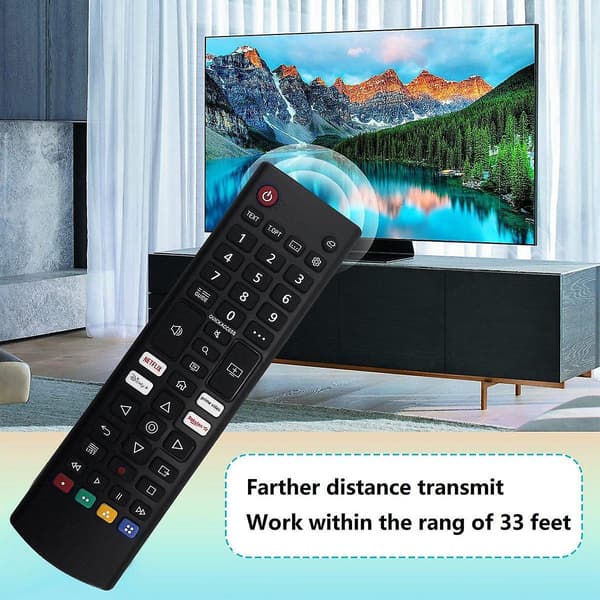 Makeupspejl AKB76040301 til LG TV - 20X forstørrelse, sort, ABS-materiale