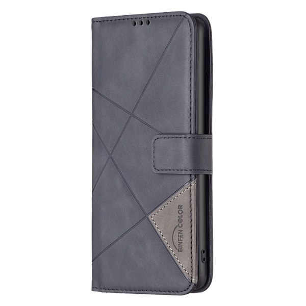 OnePlus 12 5G BINFEN COLOR Embossed Plånboksfodral - Svart Svart