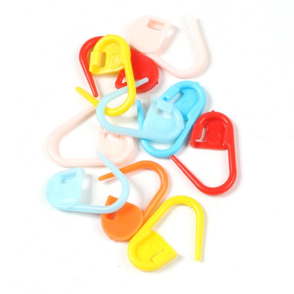 Säkerhetsnålar / Stickmarkörer i Plast, 50 pack
