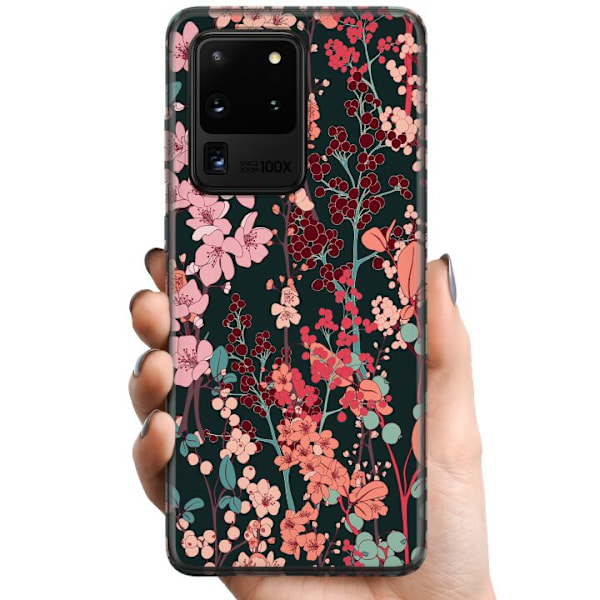 Samsung Galaxy S20 Ultra TPU Mobilskal Herbaceous Retro