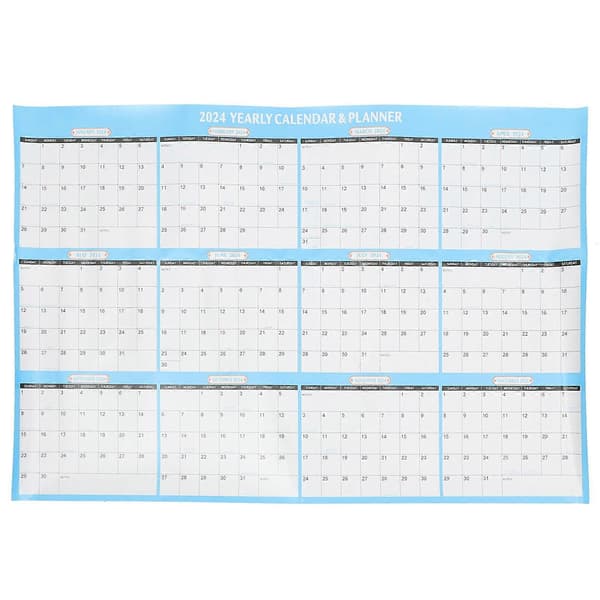 Väggkalender Engelsk Kalender Månadskalender Väggupphängd Kalender för Dagligt Bruk