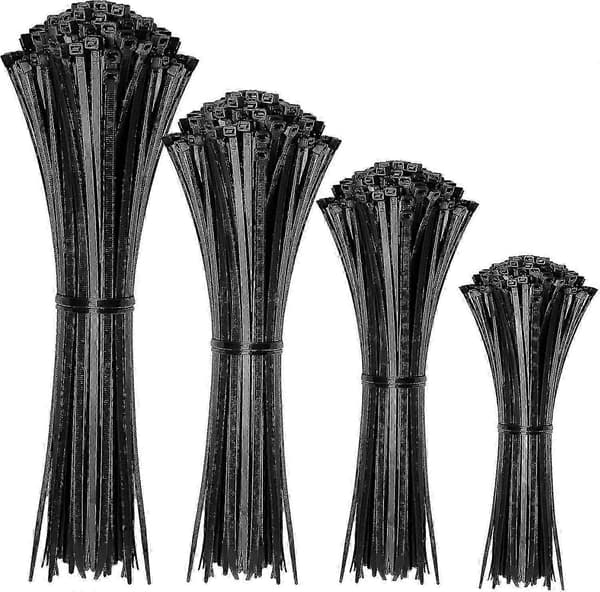 400 Kabelbindere Selvlåsende Nylon Kabelbindere Kabelbindere Plastik Kabelbindere