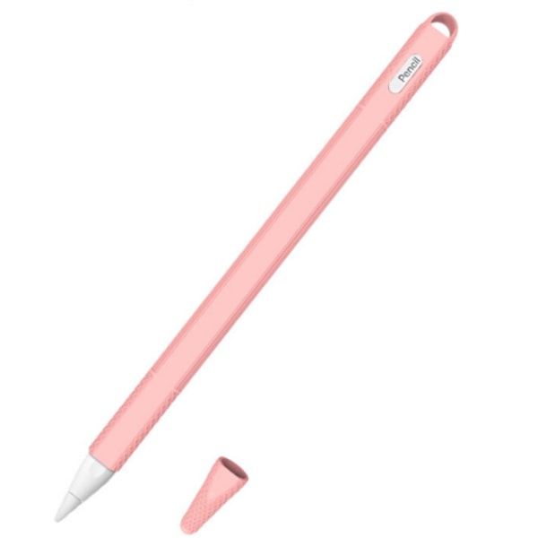 silikonfodral för För Apple Pencil 2|rosa vit