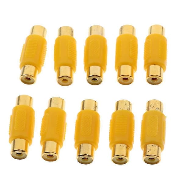 Forgyldt Av Hun Til Video Til Rca Hun Til Rca Hun Av Adapter Stik