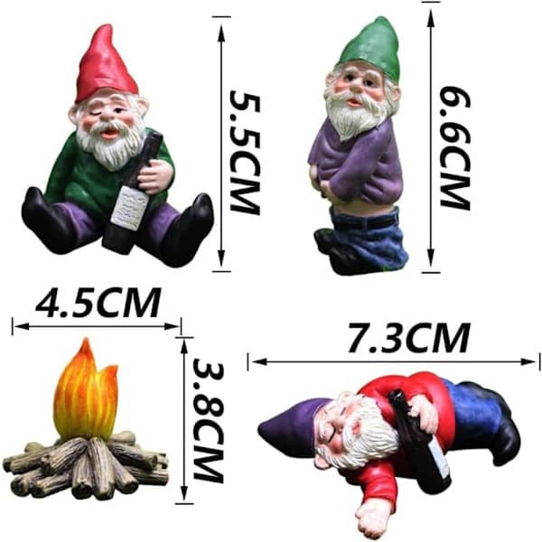 Havetomte 4 dele Miniatur Havetomte - Perfekt
