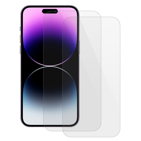 iPhone 15 Pro Skärmskydd 0.2mm Härdat Glas 2-Pack