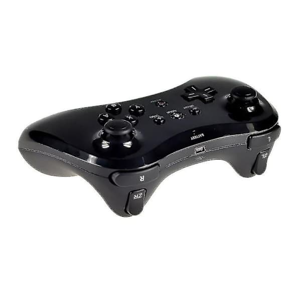 Wii U-kontroller, oppladbar Bluetooth Dual Analog Controller Gamepad for Wii U Pro-kontroller med USB-ladekabel Ty
