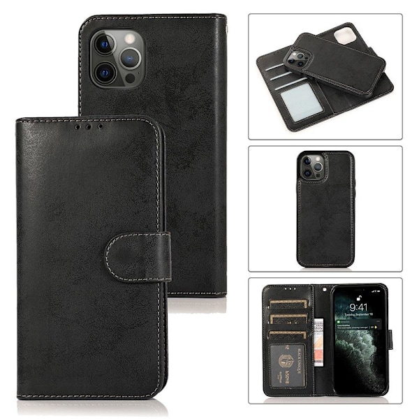 iPhone 13 Pro Max - Elegant Smidigt Pl�nboksfodral Brun
