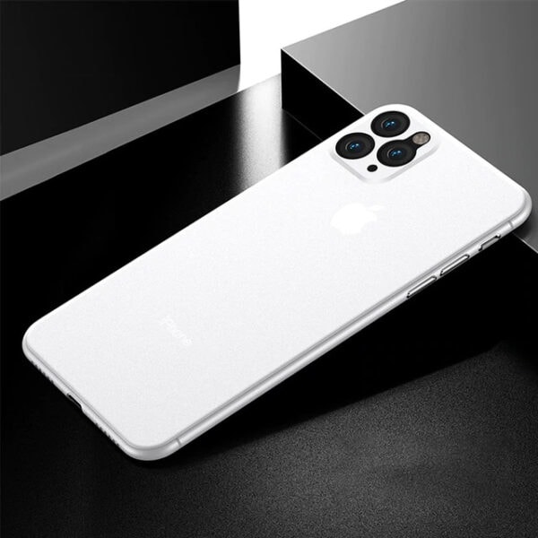Elegant Ultra tunn skal iphone 13 Pro -Flera färger Vit