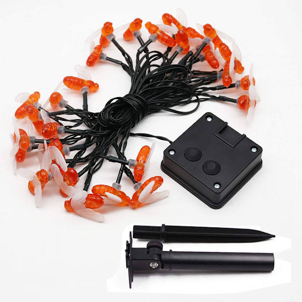 Bi-strenglys solcelledrevne LED-batterier, vanntette 6.