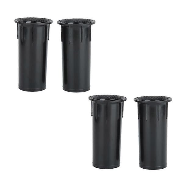 4 stk. glat indervægshøjttaler ABS-plastik omvendt rør i flare-design for bas-effekt (300. rør)