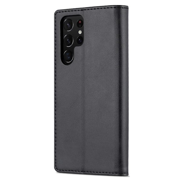 AZNS Samsung Galaxy S22 Ultra Fodral Läder Svart