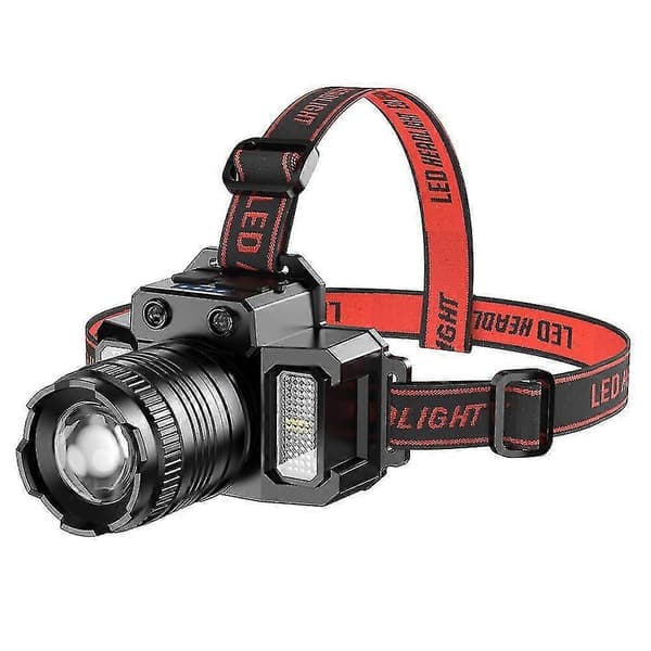Otsalamppu aikuisille, säädettävä kulmaotsavalaisin kalastukseen