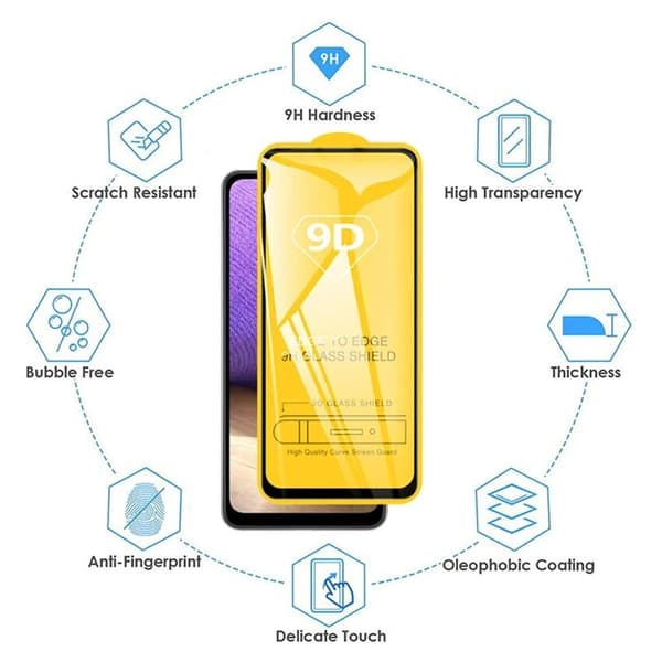 2-PAKKAUS - iPhone 16 PLUS -näytönsuoja - 9D karkaistu lasi