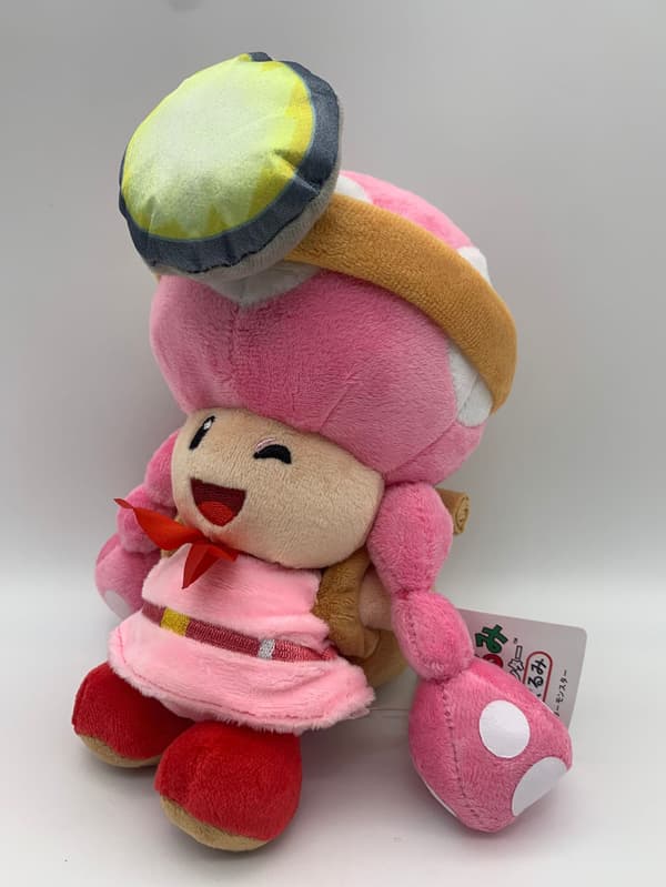 Medium 20cm Super Mario Miner Svampflicka Ryggsäck Svamp Plysch