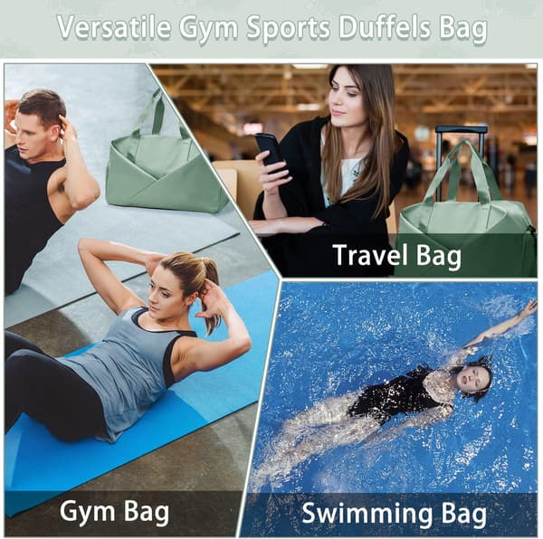 Stor duffelbag (grønn) Dame duffelbag med skofag