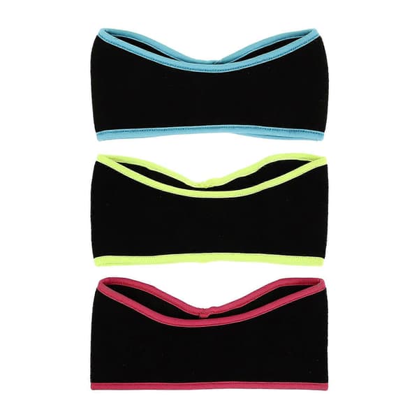 3 stk pannebånd i polyester, dekorative pannebånd, multifunksjonelle pannebånd