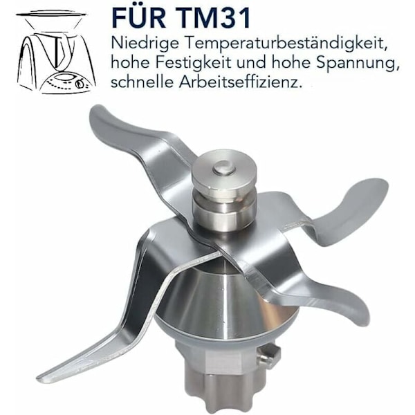 Ersättningsblad för Vorwerk Thermomix TM31, inklusive packning